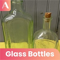 Vintage Glass Bottles Collection