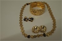 Cosmetic Necklace, Bracelet, and 2 Earring Sets