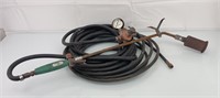 Roofing torch hose 25' and head