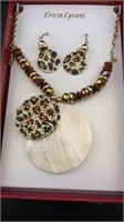 Erica lyons necklace, and earrings