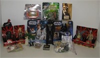 Star Wars lot including action figures (new and