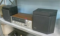 Vintage Sansui Stereo Receiver 221 w/2 Bose Spkrs.