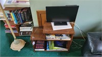 Small table and television