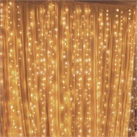 Twinkle Star 300 LED Window Curtain String...