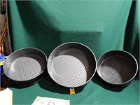 Set of 3 Springform Pans