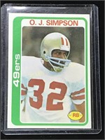1978 TOPPS O.J. SIMPSON