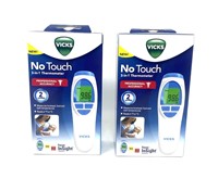 NEW SEALED 2PK Vicks No Touch 3-in-1 Thermometer M