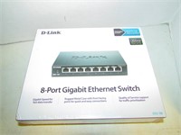 NEW D-Link 8-Port Gigabit Ethernet Switch