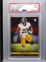 Najee Harris 2021 Chronicles Pink Rookie PSA 9