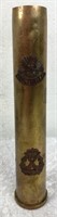 Brass 40mm Trench Arted Beauford Shell