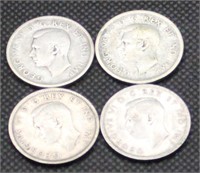 Canadian $1 Face Value 80% George Quarters