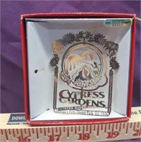 Cypress Gardens 24k Gold Finish Christmas Ornament