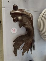 Handcarved Rosewood Coy Fish