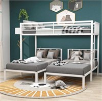 Isabelle & Max - Metal Triple Twin Bunk Bed