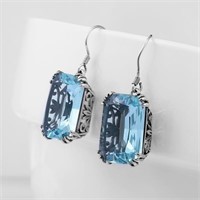 Aquamarine Dangles Earrings New