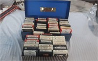 A collection of various vintage 8 Tracks