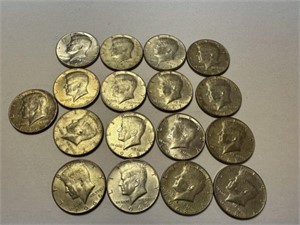 17- 1966-1969 Kennedy 40% Half Dollars