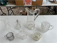 Assorted Crystal Pitchers