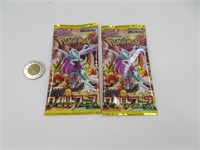 2 pack neufs cartes Pokémon japonaise