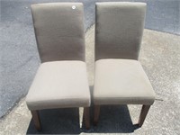 2 Padded Cushioned Chairs