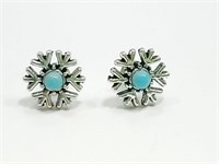 Turquoise Pierced Earrings  NEW