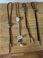 (4) SOUTHWESTERN BOLO TIES