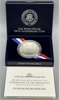 The White House 200th Anniversary Coin w/COA