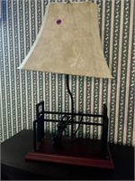 LAMP WITH BOOK SHELF