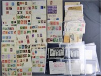 Vintage Stamps, Postcards, First Day Covers