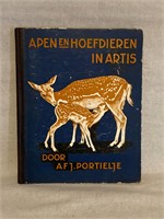 Vintage 1940s Dutch Book on 'Exotic Wildlife'