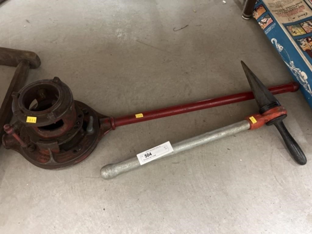 Pipe Reamer with Threader