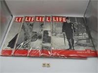 5 LIFE MAGAZINES FROM 1941