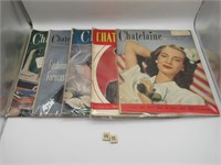 LOT OF 1940'S CHATELAINE MAGAZINES