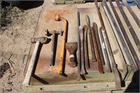 LOT OF TIRE TOOLS