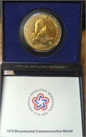 1972 bicentennial commemorative metal George