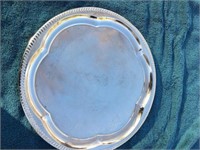 13 7/8" Silverplate Tray (No Name)