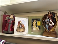 (4) Christmas Figurines