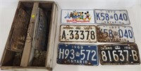 Wood Carrier w/ License Plates