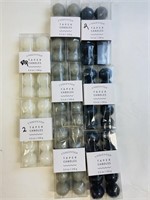 8 packs 10ct Taper Candles