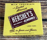 Vintage Hersheys Milk Chocolate W Almonds Box