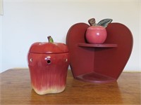 Scentsy Full Size  Apple Warmer, Corner Shelf &