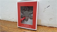 NEW Snowflake Pewter Ornament $25.00