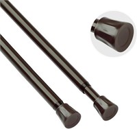 2Pcs Spring Tension Curtain Rods