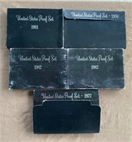 Group of 1970's and 1980's US Proof Sets