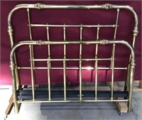 Gorgeous Brass Bed, Queen Size, No Rails