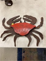 Handmade metal crab