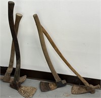 (4) Antique Barn Tools See Photos for Details