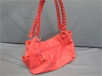 Red Leather Purse / Handbag