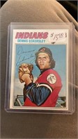 1977 Topps Dennis Eckersley Indians