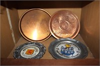 COPPER PLATES - PEWTER PLATES